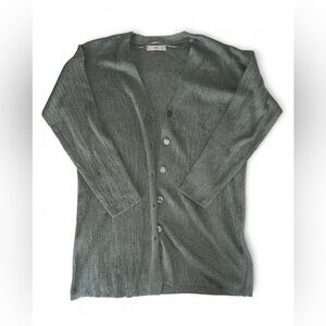 Metallic Mint Green Cardigan